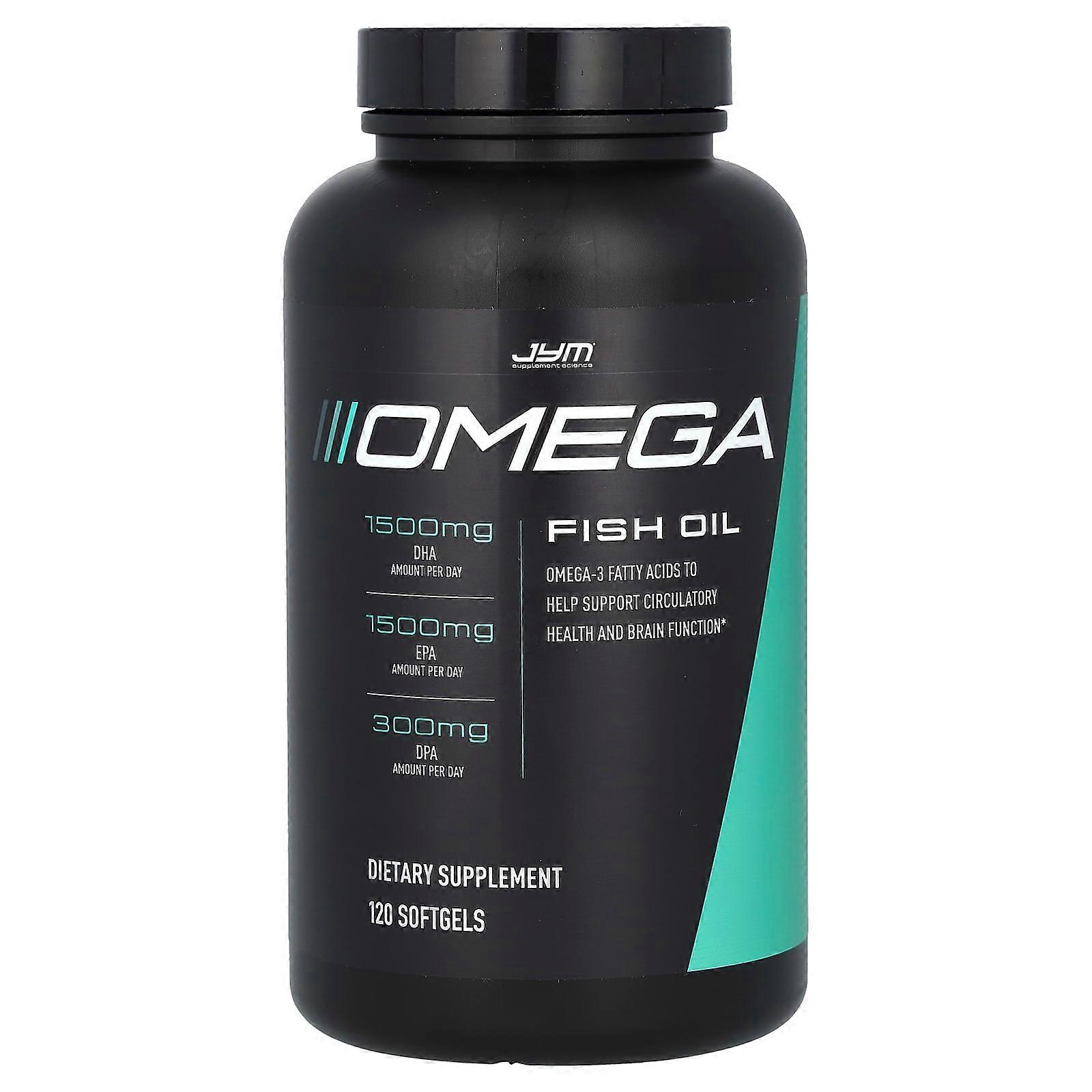JYM Supplement Science, Omega-3, 120 Softgels