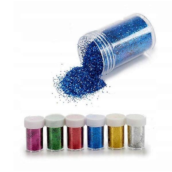 6-pack - Glitter in jar - Crafts