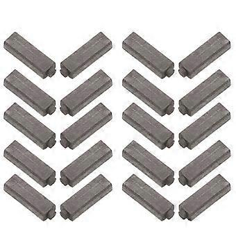 Hair Dryer Carbon Brush for Motor Replacement 20Pcs Silver Carbon Accessories