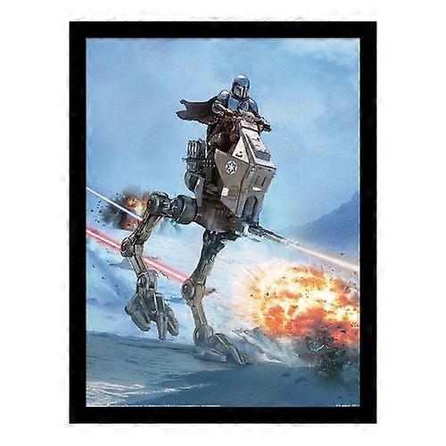 Star Wars: The Mandalorian AT-RT Framed Poster