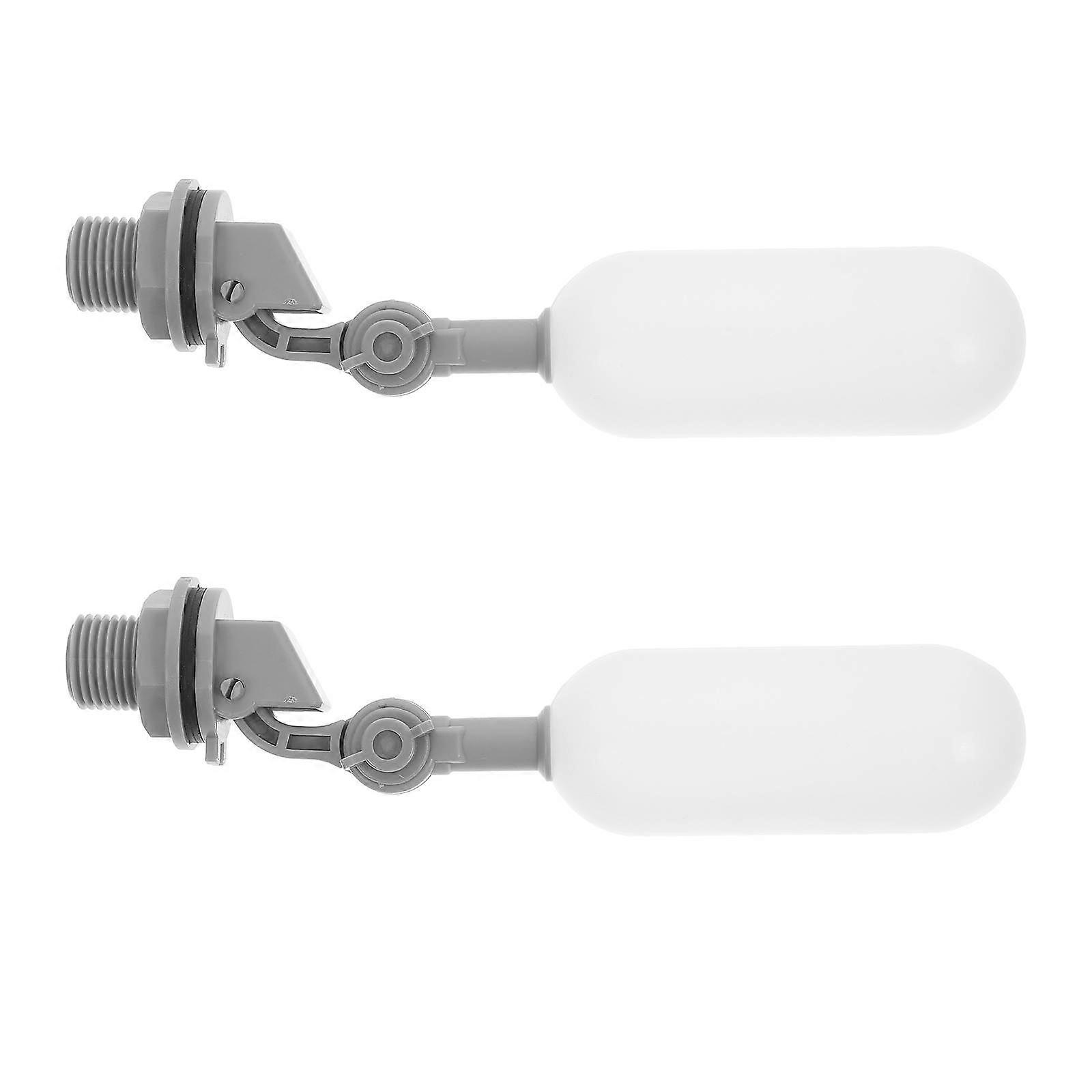 Automatic Water Level Control Plastic Ball Float Valve for Aquarium Use 2Pcs