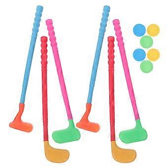 Kit de golf infantil, juego de golf de plástico para niños, 10 piezas