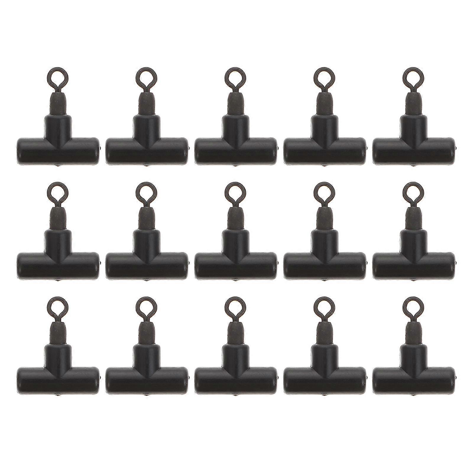 Fishing Rolling Ring Fishing Tee Connector for Durable 15Pcs Use