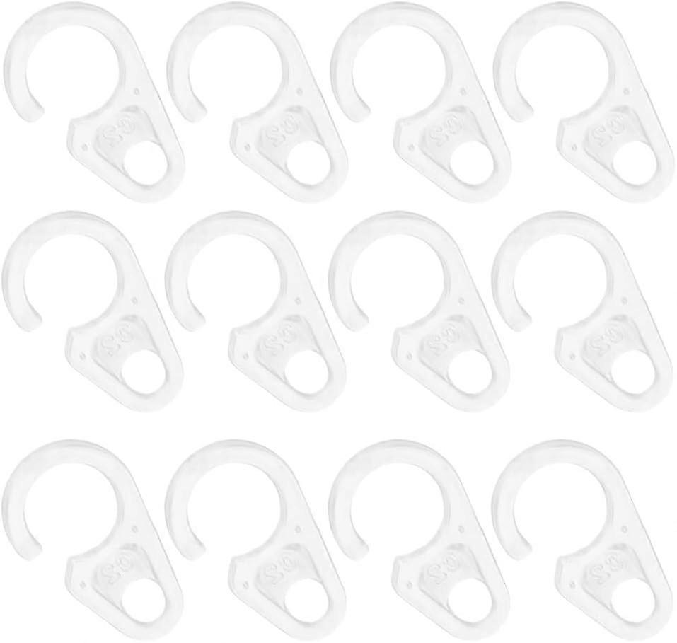 30-piece plastic curtain hook set