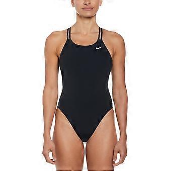 Nike Hydrastrong Solid Spiderback Swimsuit - Black