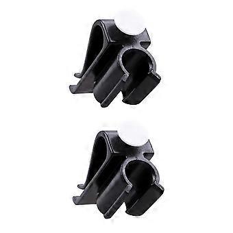 2 Pcs Putter Clip On Clamp Holder Organizer Club Clip Ball Marker for Accessories Supplies (Black)