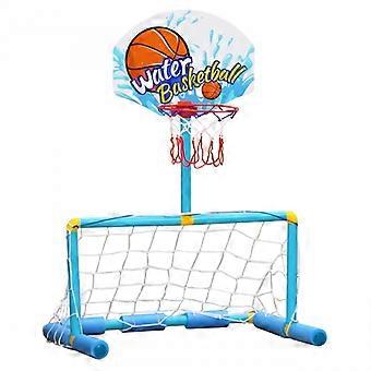 WOOPIE Vattenbasket Set 2 i 1 Fotbollsmål + Bollar + Pump