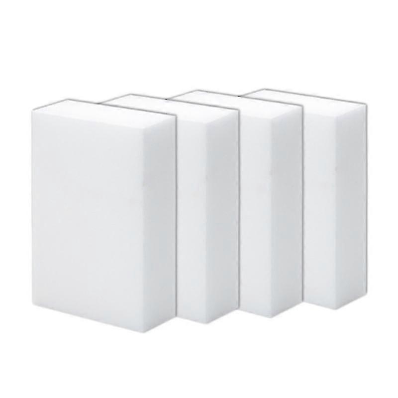 100 Pcs White Sponge Kitchen Sponge Cleaner Compatible With Kitchen Bathroom