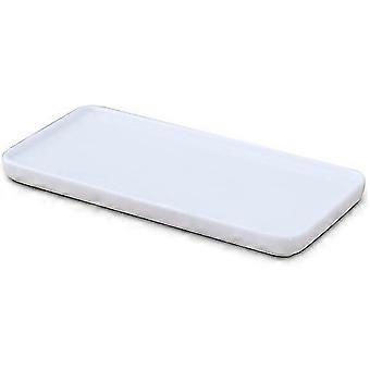 Ceramic Table Small Rectangle, Bathtub Tray, Bathroom Storage Rack