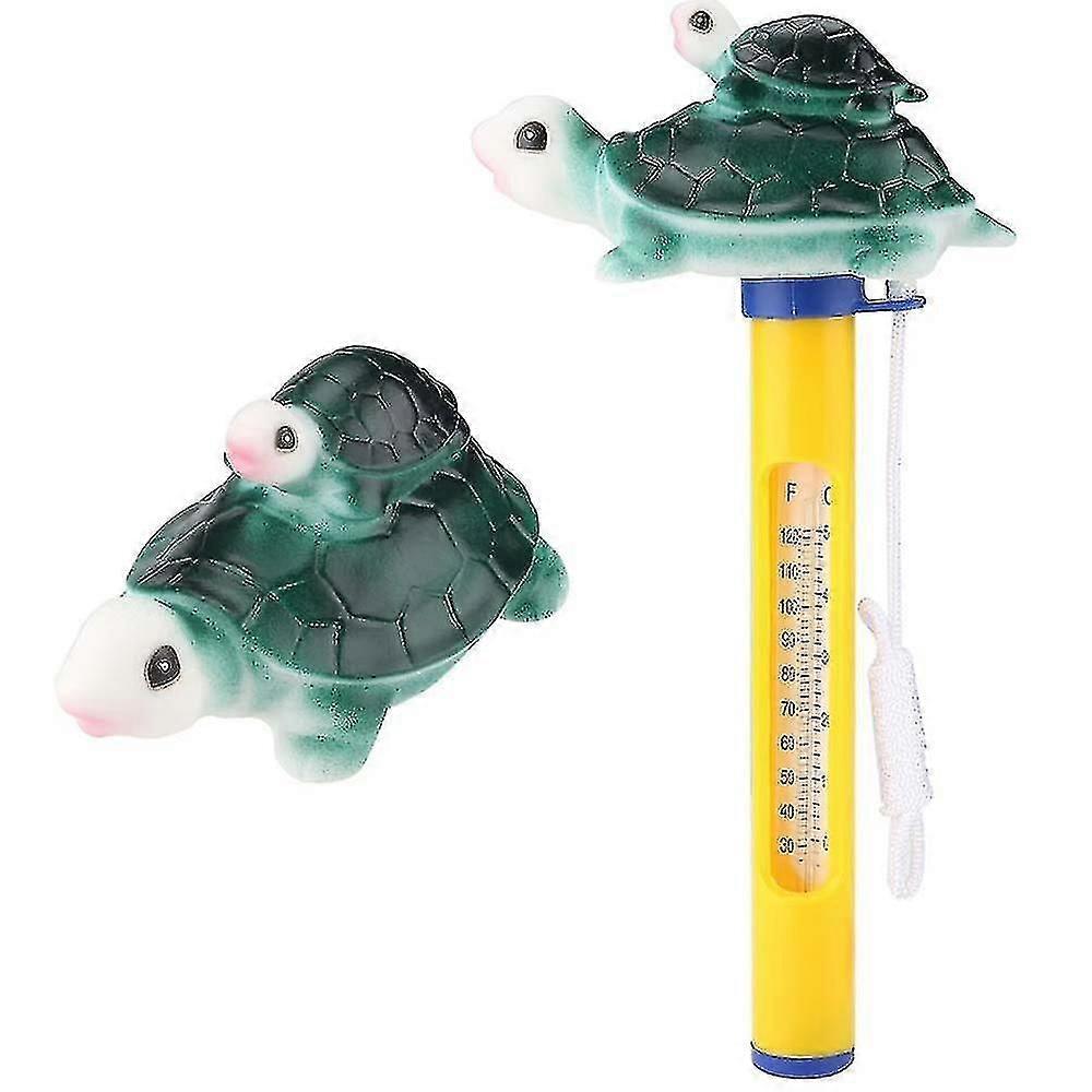 Floating Swimming Pool Thermometer With String (turtle)