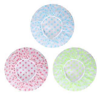 Gorro de ducha/baño (6 unidades), reutilizable e impermeable para mujer.