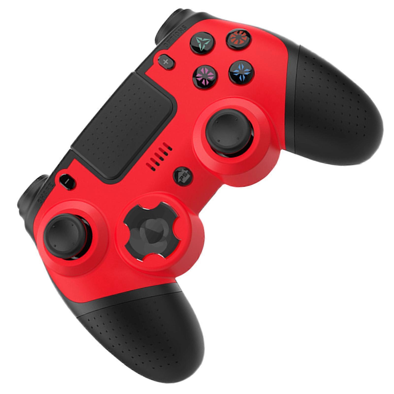 Double Vibration Game Controller Wireless Bluetooth-compatible Gamepad Support Multiple Platform Function  black on black
