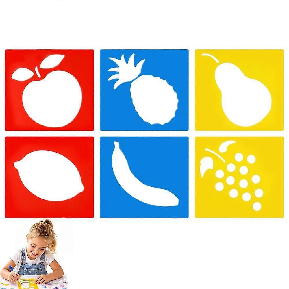 Drawing Stencil Set for Kids - PP Plastic Art Pattern Templates