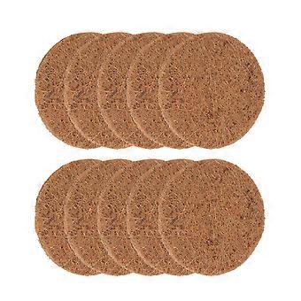 Coconut Coir Pigeon Breeding Eggs Mat Nest Pad for Bird Supplies 80Pcs