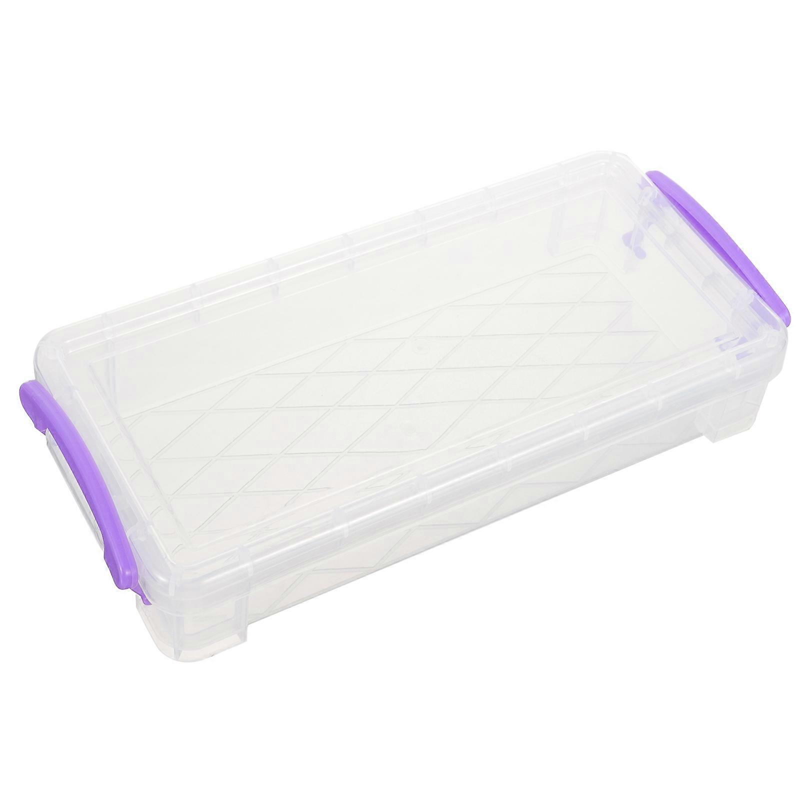 Transparent Useful Storage Box Pencil Box for Storage Large Capacity