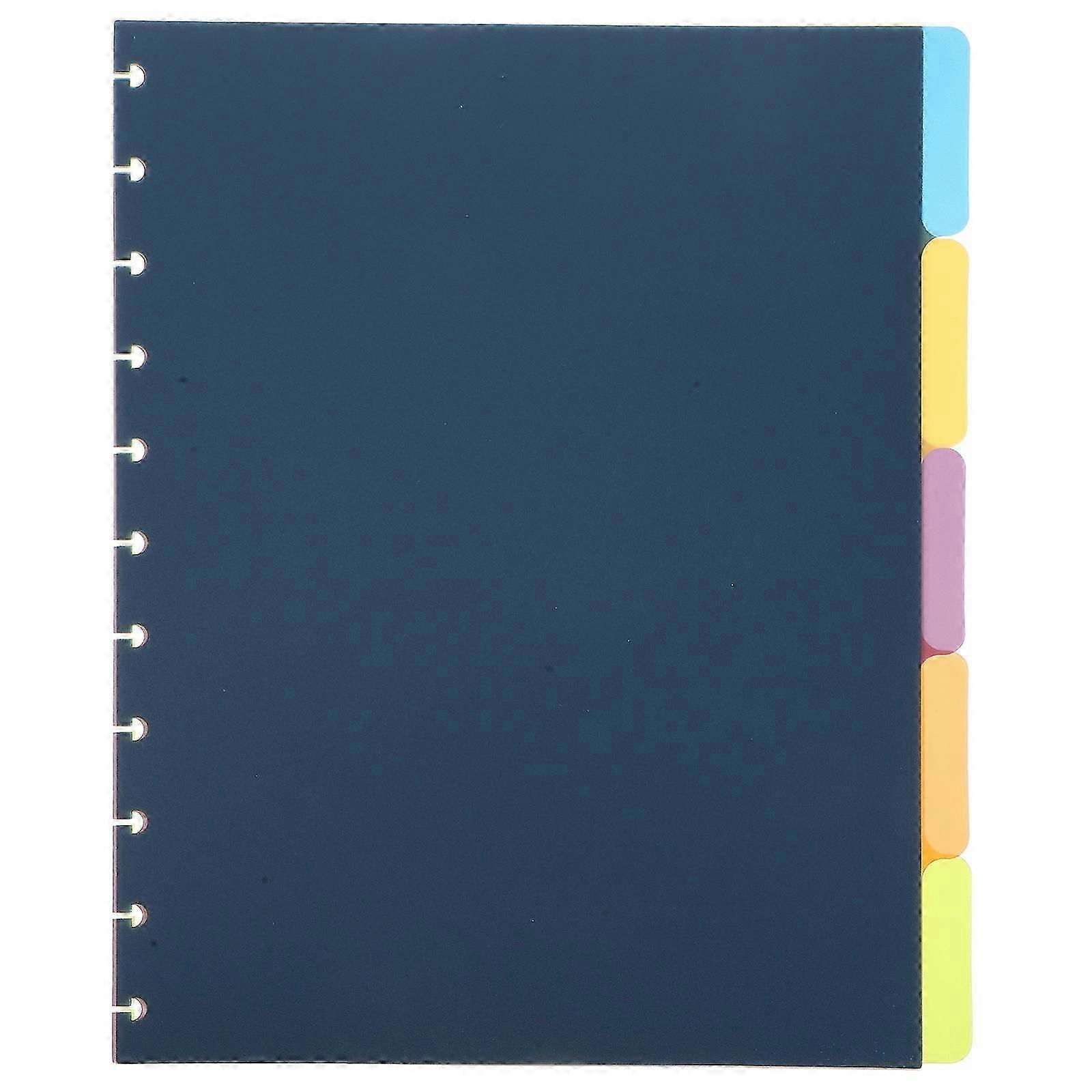 Discbound Notebook Accessories Binder Folder Dividers Students Professionals Teachers PP Material 5 Sheets