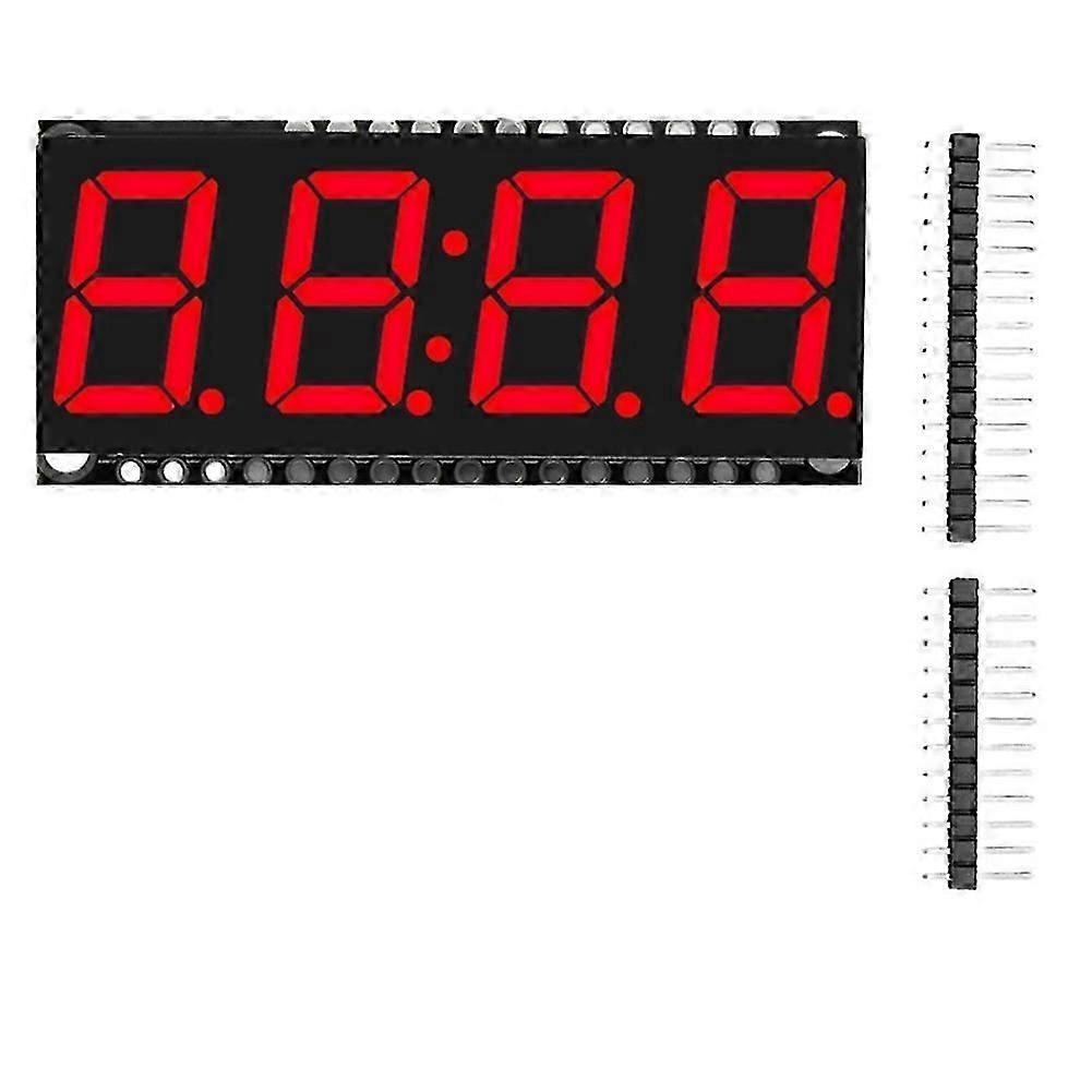 HT16K33 LED Display Module 4 Digit 7 Segment 0.56 Inch Time Clock Indicator Tube Module