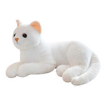 Adorable muñeco de peluche de gato para decoración de animales de peluche blancos