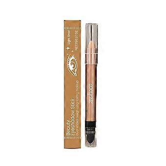 Zephoco Light Gold Star Diamond Double Head eye shadow Stick Daily Date Party Natural Makeup Pearl Shining Powder eye shadow