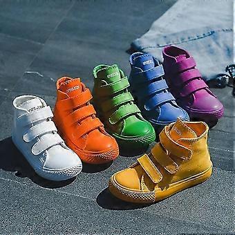 Kinderen Canvas Schoenen Meisjes Sneakers High Top Jongens Nieuwe Lente Herfst Kids Casual Schoenen Schoeisel Sport