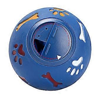 Spielzeugball mit auslaufendem Hundefutter, kreativer Ball für pädagogische Zwecke, blau