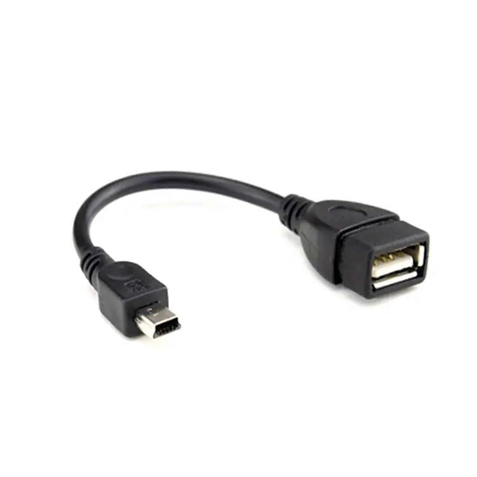 Micro USB to USB Female OTG Adapter Cable 0.12m Compact Data Transfer Wire ColorCoded Design