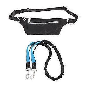 Dog Running Leash Waist Bag Hands Free Dog Leash 4Sets for Pet Use