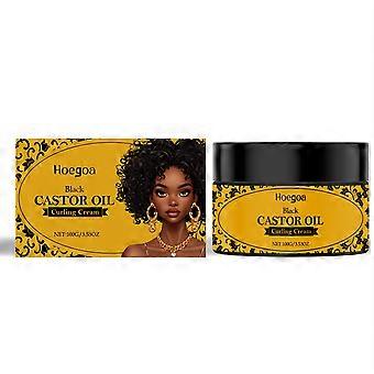 Hoegoa Moroccan Nourishing Styling Cream, Gentle Ingredients For Curly Hair Styling Treatment Styling Nourishes Natural Softness