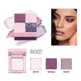 3-in-1 Eye Shadow Box, Nude Colors Eyeshadow Palette Natural Nude Matte,Professional Beauty Makeup,Non Flying Powder