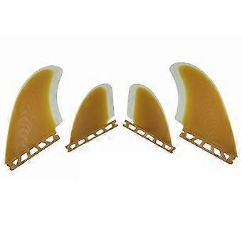 UPSURF FUTURE Quad Fins Dubbele achtervinnen/Dubbele zijvinnen van glasvezel surfboardvinnen Top Performance Core Glass Surf Twin/Quad