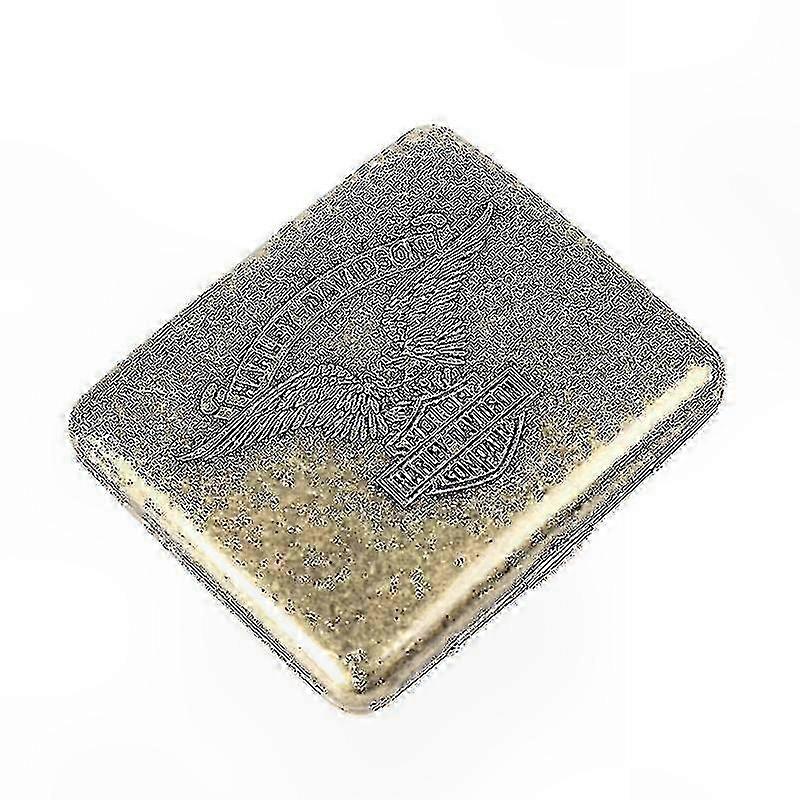 Metallic Flip-Top Cigarette Box with Floral Pattern