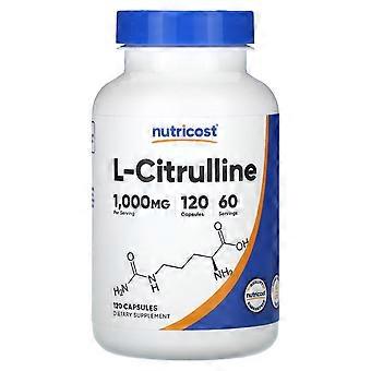 2 x Nutricost, L-Citrulline, 120 Capsules (500 mg per Capsule)