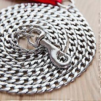 Dog Leash for Small, Medium and Large Dogs, Iron Chain with Foam Anti-Bite Grip, Edition 0120