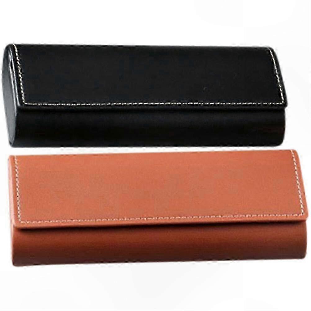 2-Pack Compact Anti-Scratch Glasses Cases