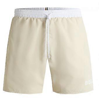 Men's Hugo Boss Leisure Wear Hugo Boss Men's Light Beige Starfish Swim Shorts 