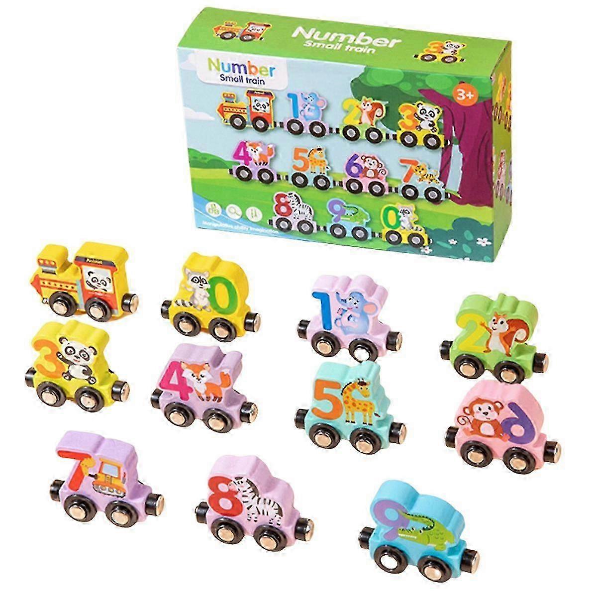 Educational Wooden Number Train Set