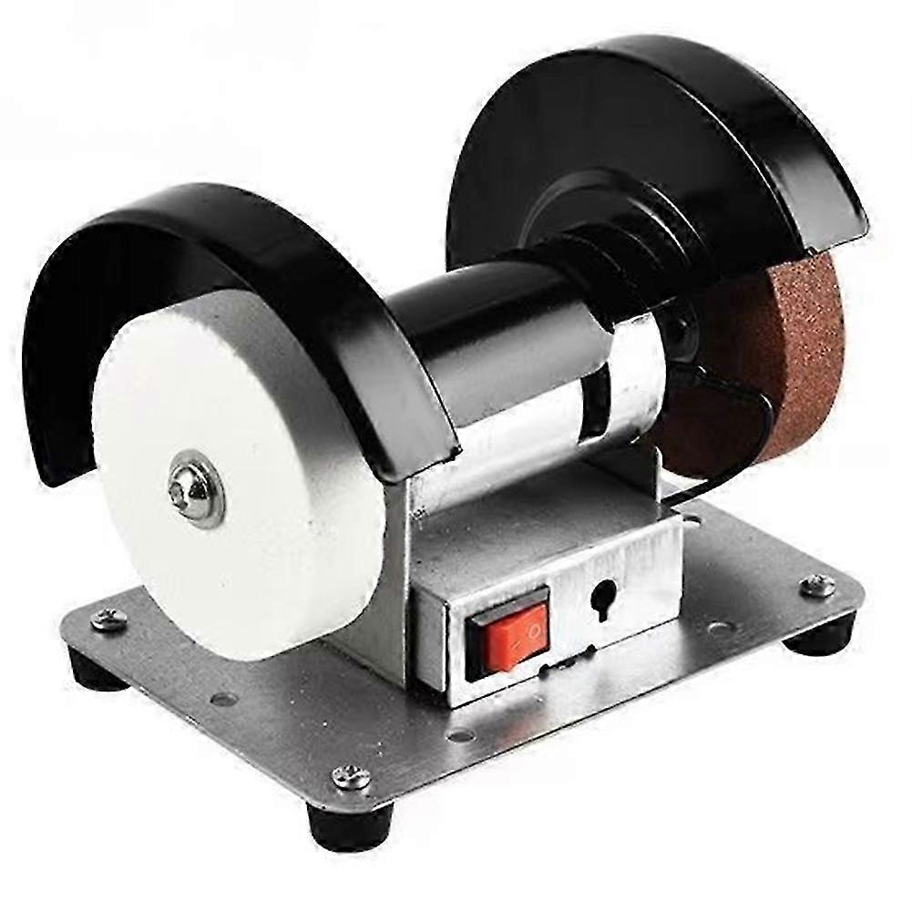Electric Mini Bench Sander 200W Table Grinder Stepless Variable Speed Control for Cutter Sharpening Polishing EU Plug