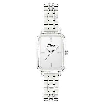 s.Oliver Damen Uhr Armbanduhr Edelstahl SO-4593-MQ