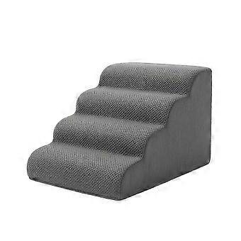 Foam Pet Stairs Non-Slip Pet Stairs with Removable Cover Stable Foam Dog Ramp
