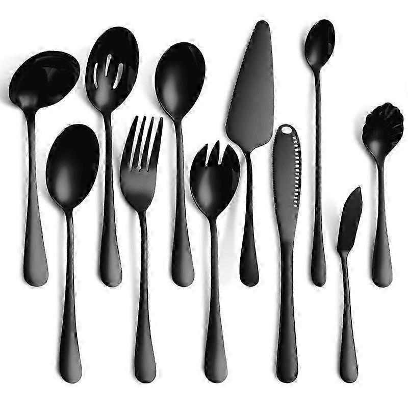 Stainless Steel 11-Piece Serving Set
