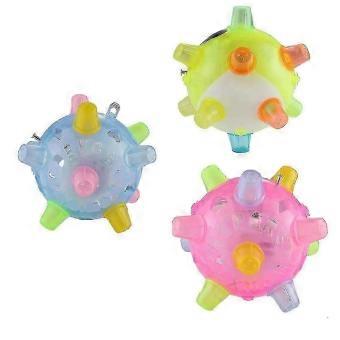 Flashing Jumping Ball Kids Glowing Dancing Ball Pet Supplies-ag