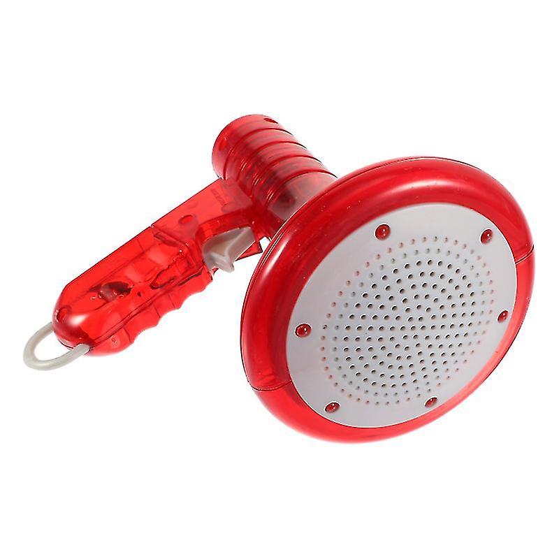15.5X15x11.5cm Red Toy Weapon & Gadget Accessories Funny Sound-changing Loudspeaker Toy Children Ele