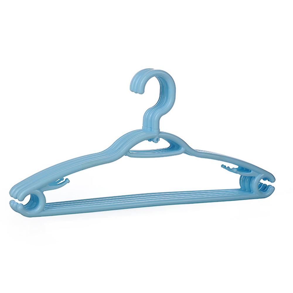 10pcs Plastic Clothes Hangers Bold Hangers Rotatable And Space Saving Hook