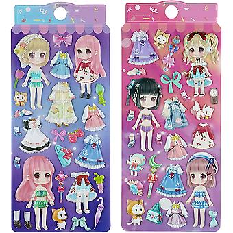 Puffy Sticker Play Set – Dress-Up Activity Book Mit Malen, Stickern & Kreativem Spielspaß