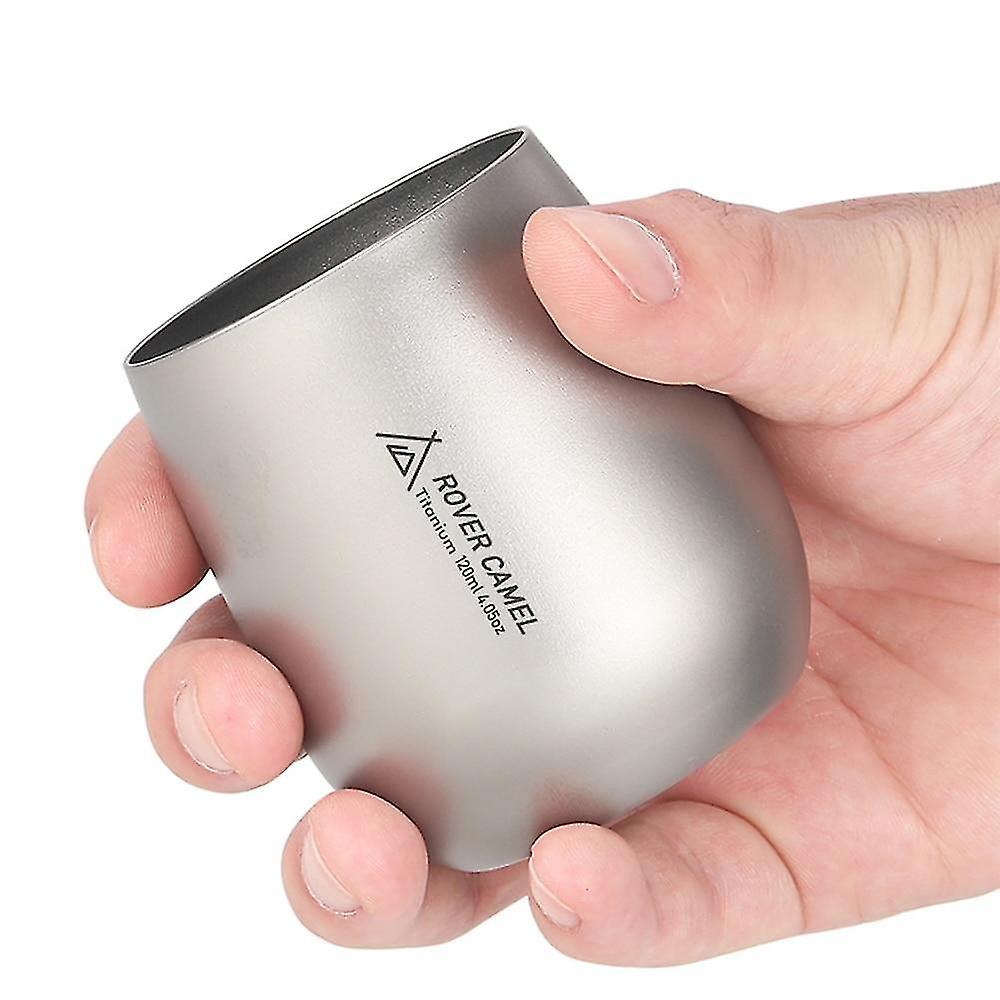 Pure Titanium Double-layer Water Cup Metal