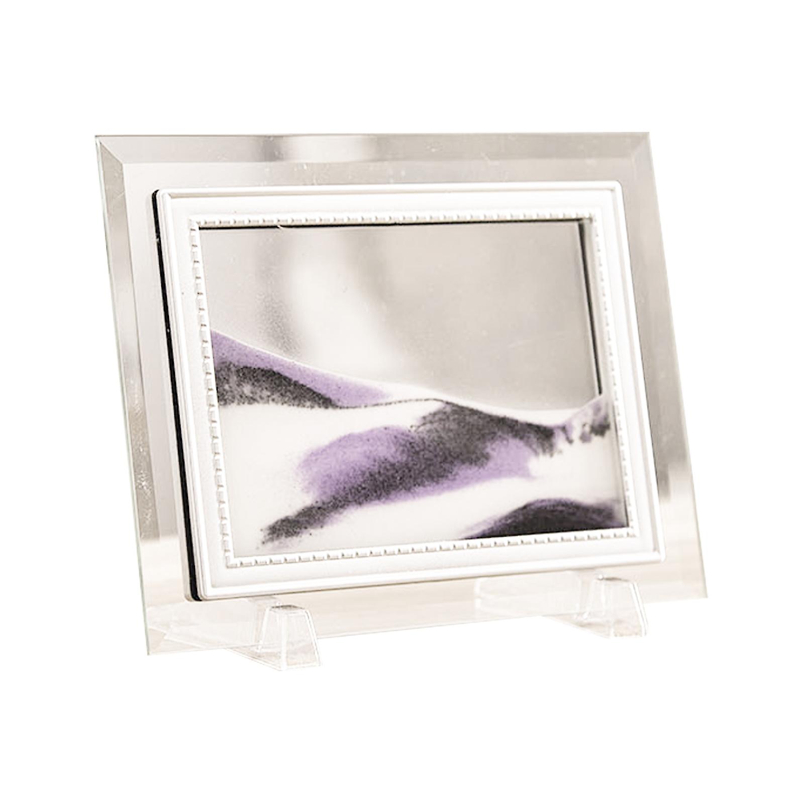Zand Motion Art Stromend Zand Beeld 3d Zandlandschap In Beweging Bewegend Zand Frame