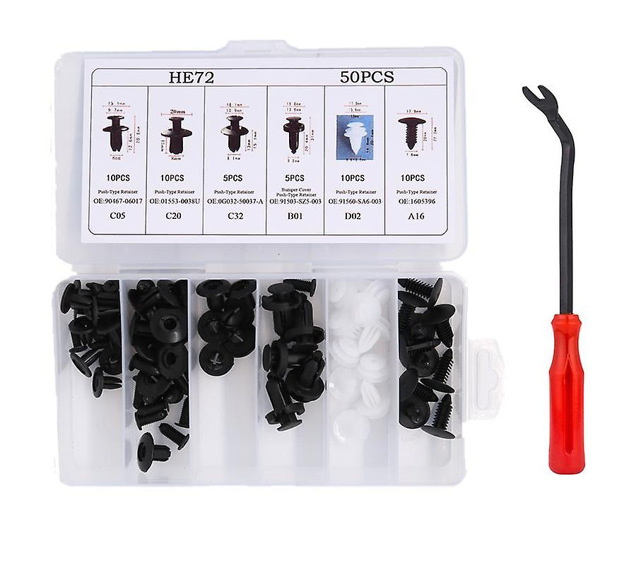 INF-Befestigungselemente für Kunststoffauto 50er-Pack