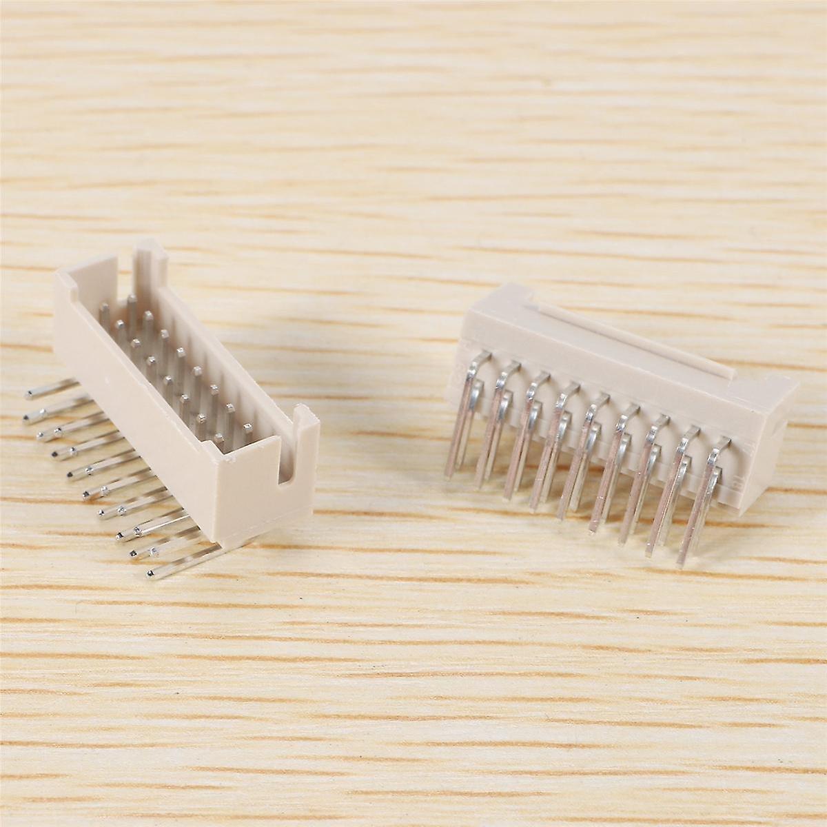 50Pcs BTC BCH ZEC Miner Connector 2X9P Male Socket Curved Pin Suitable for Asic Miner Antminer S9 Z