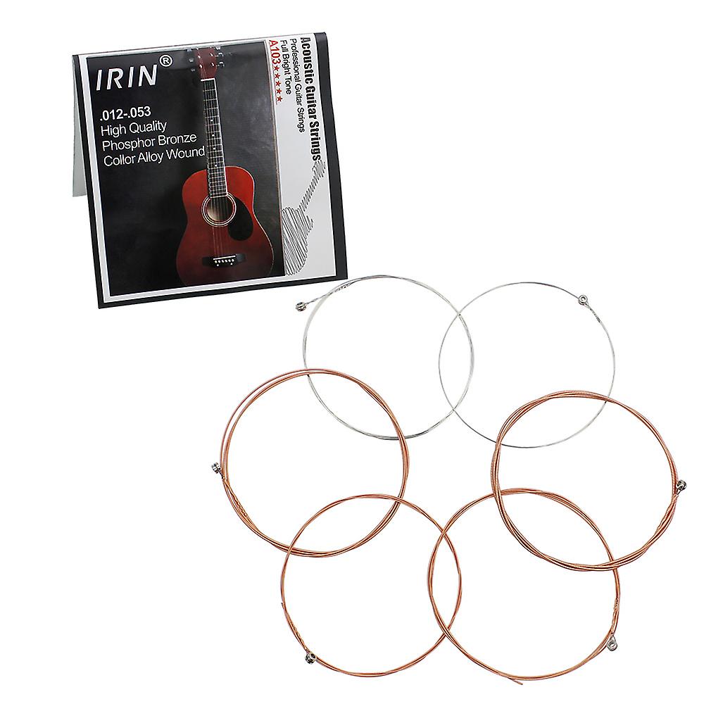 6pcs Acoustic Guitar String Phosphor Bronze A103