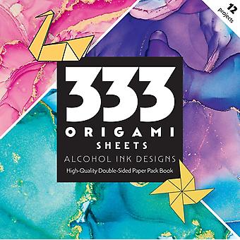 333 Folhas de Origami com Desenhos em Tinta Álcool - C&T Publishing